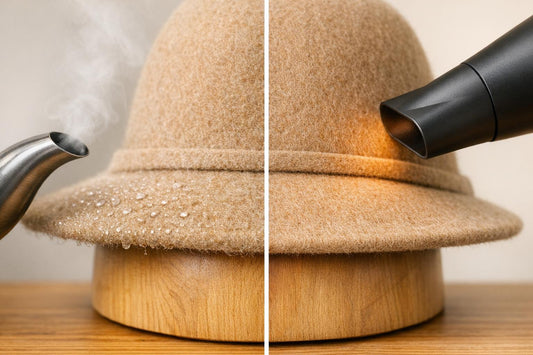 Steam vs. Dry Heat for Wool Brim Shaping